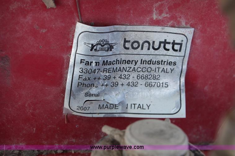 image for item J2027 Tonutti RCS 10 wheel rake