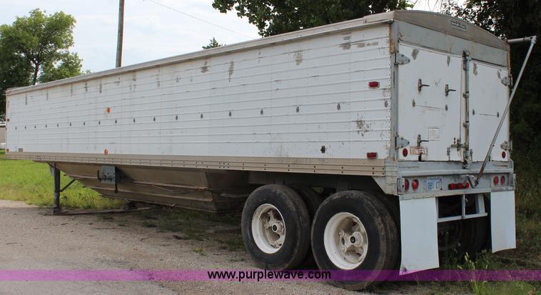 image for item J2083 1974 Timpte double hopper grain trailer