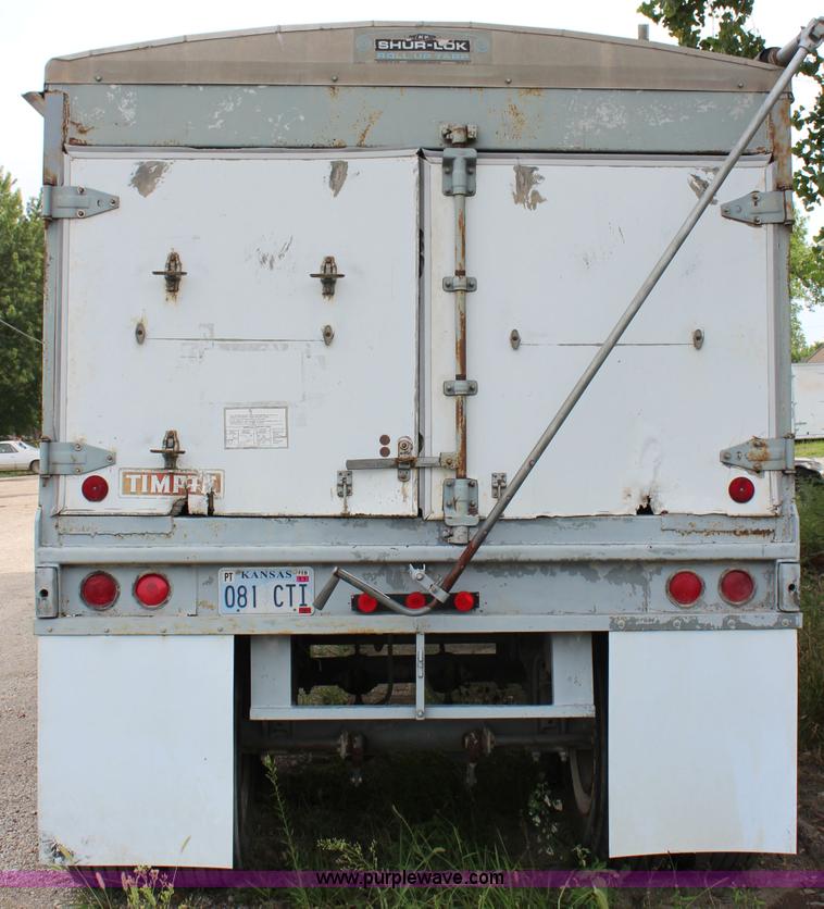 image for item J2083 1974 Timpte double hopper grain trailer