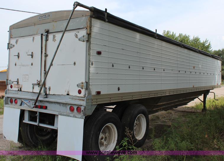 image for item J2083 1974 Timpte double hopper grain trailer