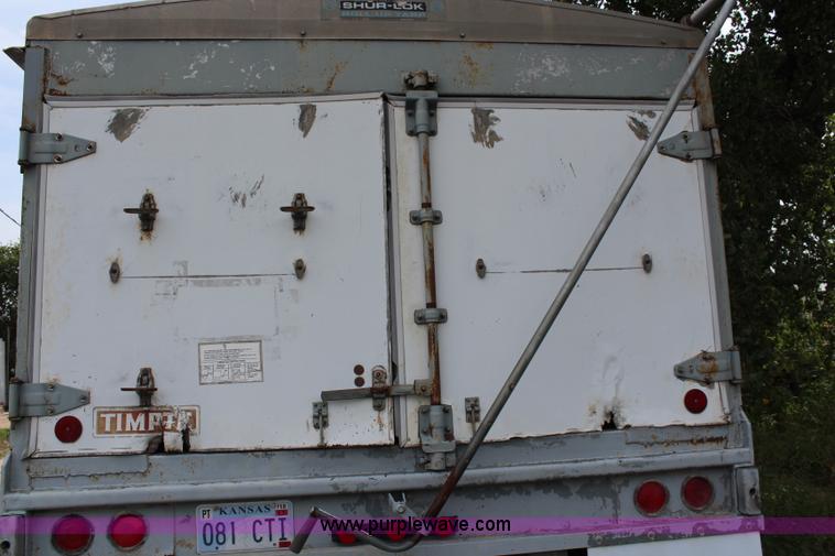 image for item J2083 1974 Timpte double hopper grain trailer
