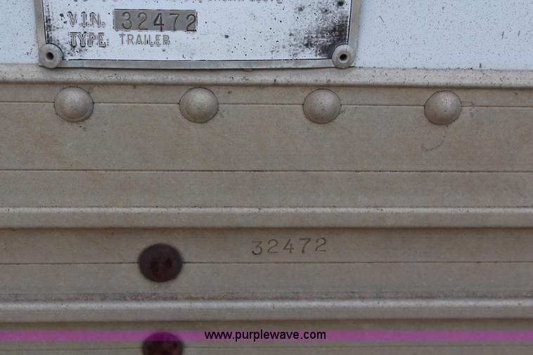 image for item J2083 1974 Timpte double hopper grain trailer