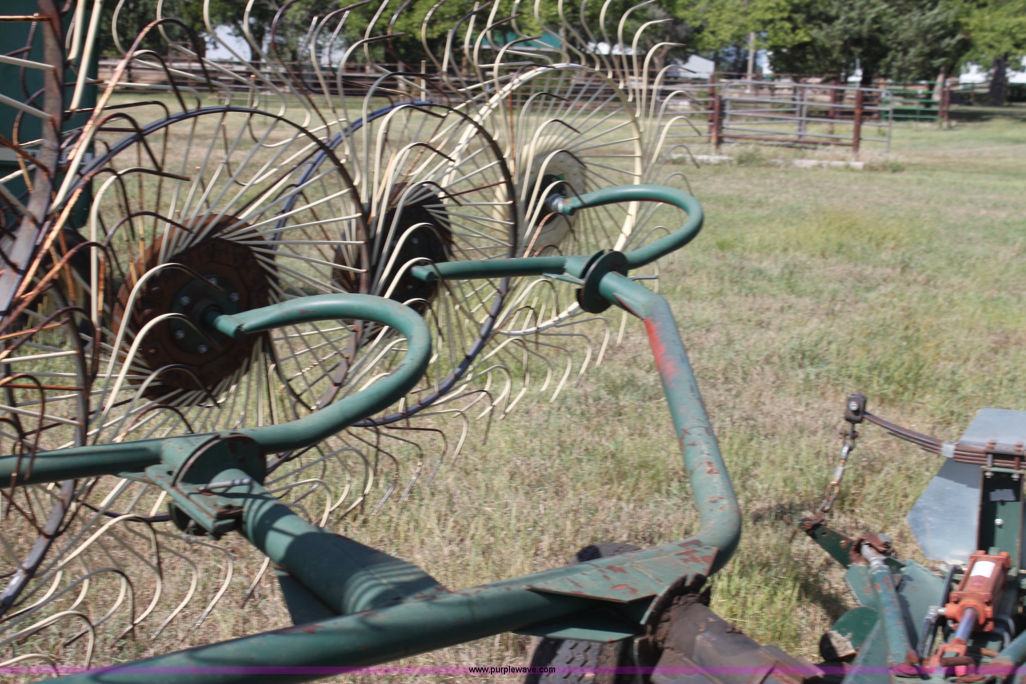 Panorama 10 wheel hay rake in Augusta, KS | Item F3324 sold | Purple Wave