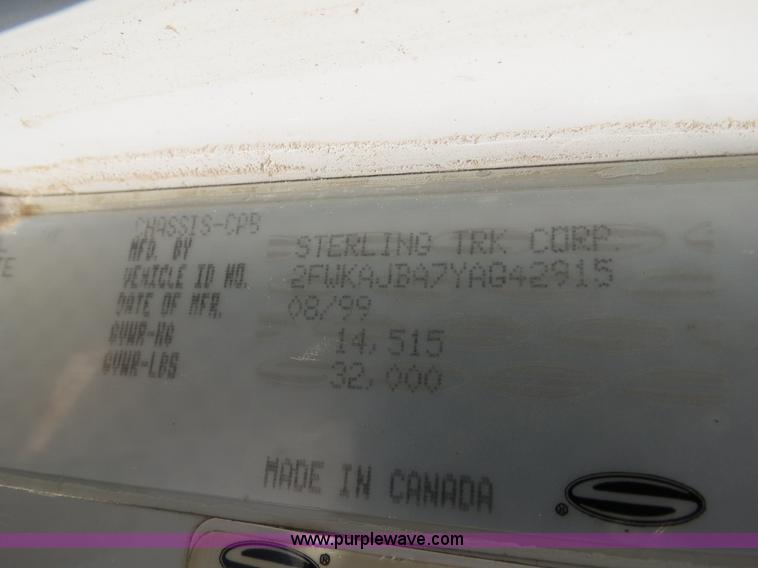 image for item B4935 2003 Sterling L8500 liquid applicator truck