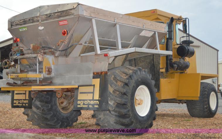 image for item H2757 1998 Ag-Chem TerraGator 1844 self-propelled dry spreader applicator