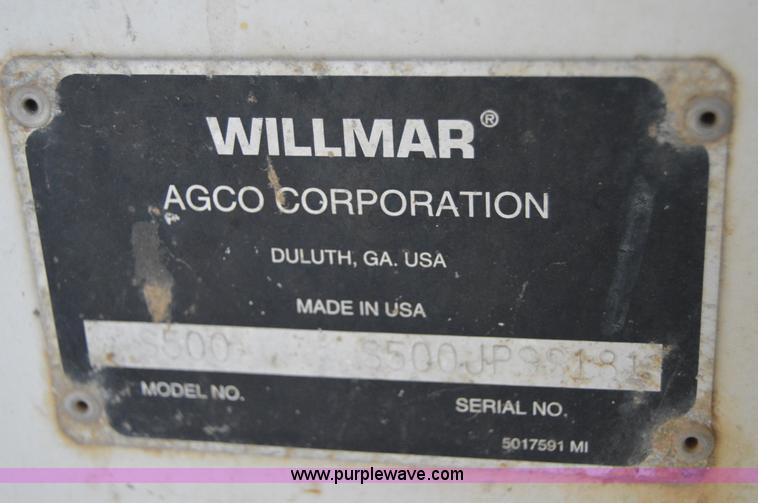 image for item H2759 Willmar Super 500 narrow track spreader