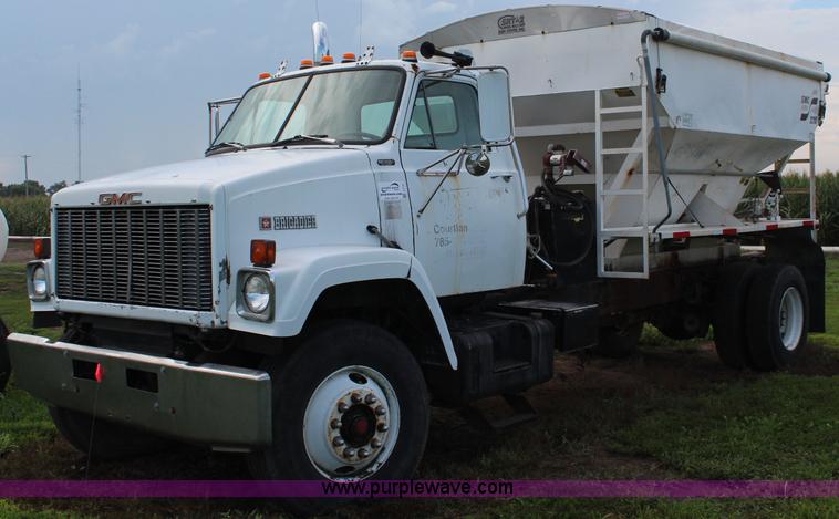 image for item J2141 1987 GMC Brigadier tender truck