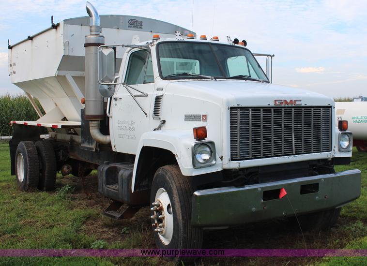 image for item J2141 1987 GMC Brigadier tender truck