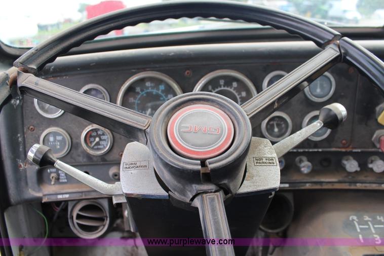 image for item J2141 1987 GMC Brigadier tender truck