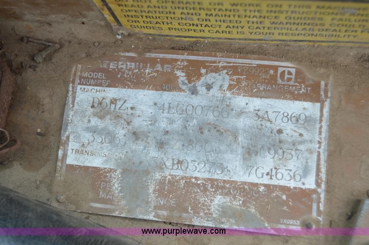 image for item AW9180 1989 Caterpillar D6H dozer