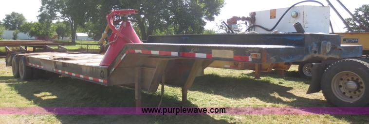 image for item AZ9203 1980 Tech-Steel LBT35 equipment trailer