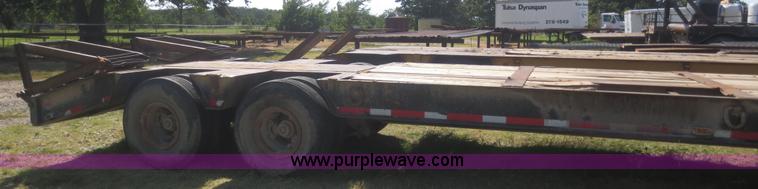 image for item AZ9203 1980 Tech-Steel LBT35 equipment trailer