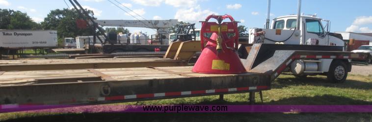 image for item AZ9203 1980 Tech-Steel LBT35 equipment trailer