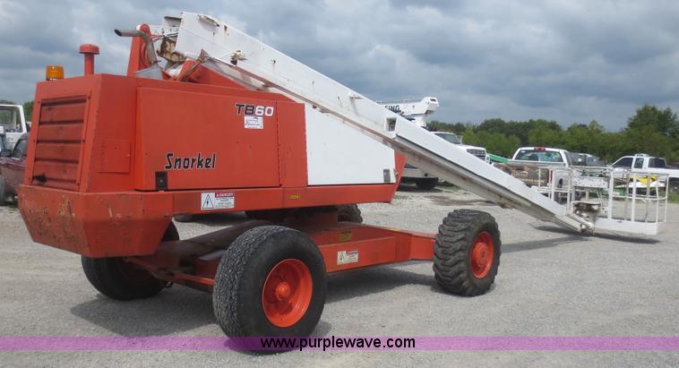 image for item D2143 Snorkel TB60 boom lift