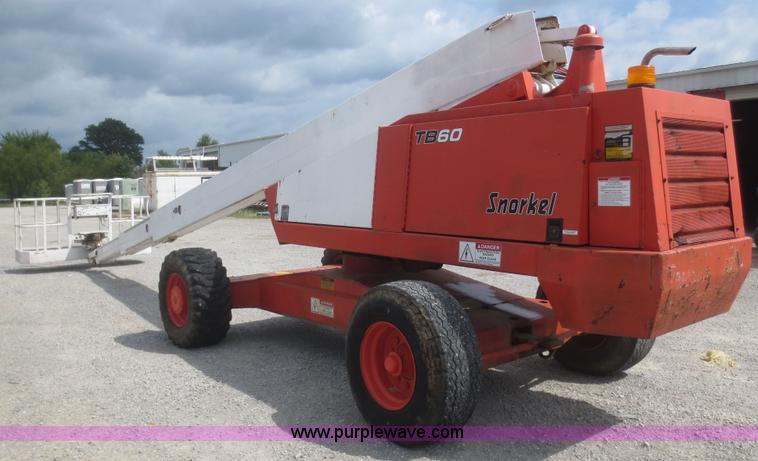 image for item D2143 Snorkel TB60 boom lift