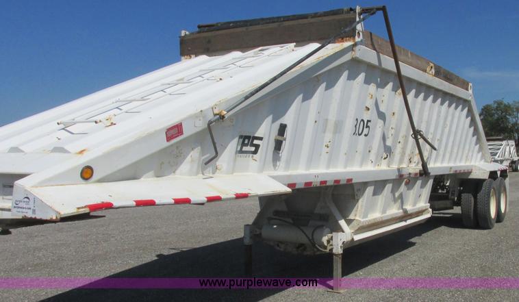 image for item E7863 2007 CPS SBD-240 bottom dump trailer