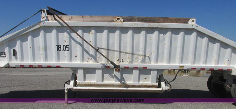 image for item E7863 2007 CPS SBD-240 bottom dump trailer