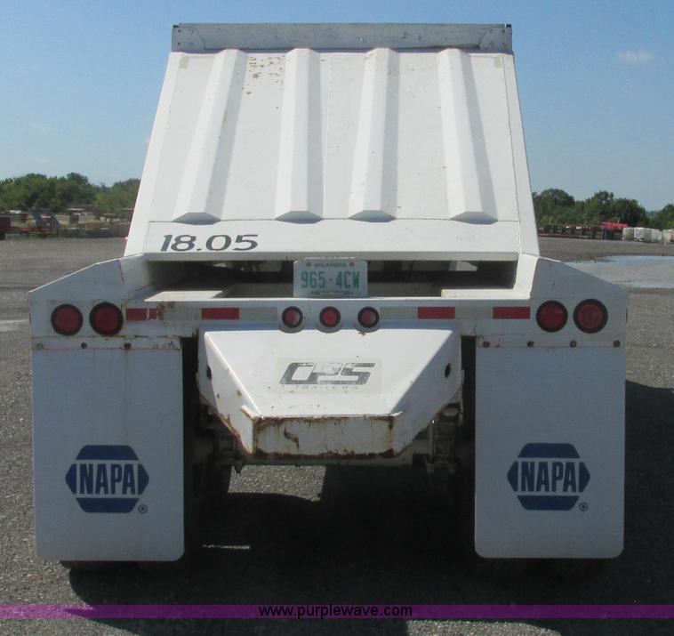 image for item E7863 2007 CPS SBD-240 bottom dump trailer
