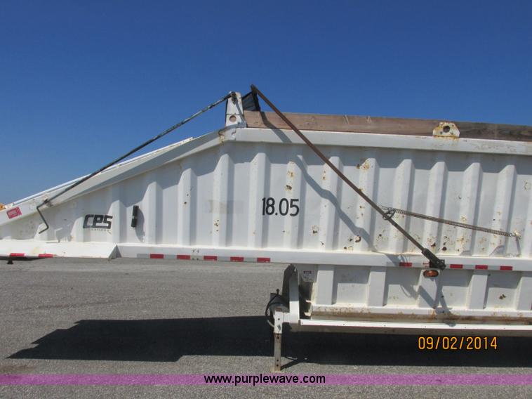 image for item E7863 2007 CPS SBD-240 bottom dump trailer