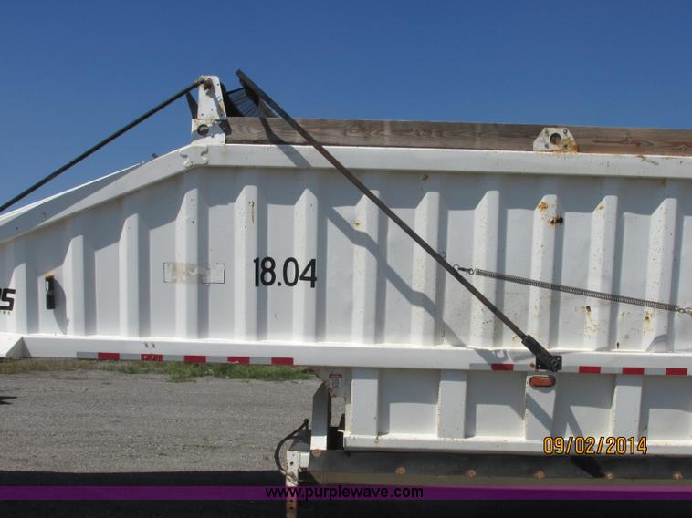 image for item E7864 2007 CPS SBD-240 bottom dump trailer