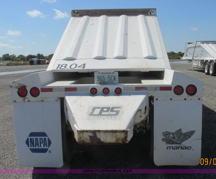 image for item E7864 2007 CPS SBD-240 bottom dump trailer