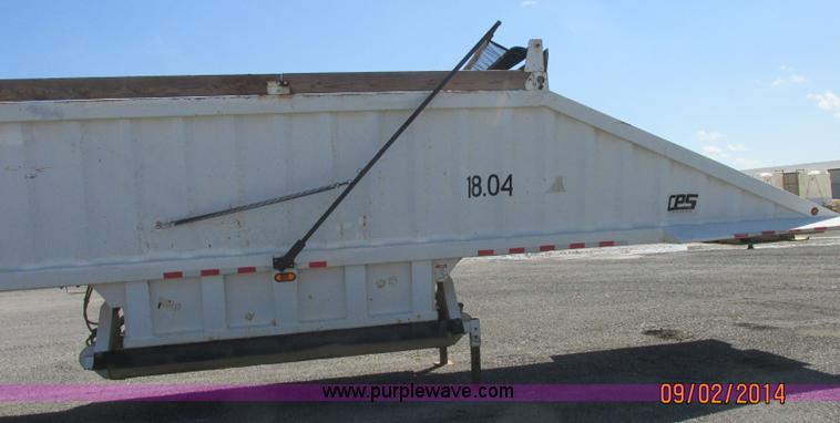 image for item E7864 2007 CPS SBD-240 bottom dump trailer