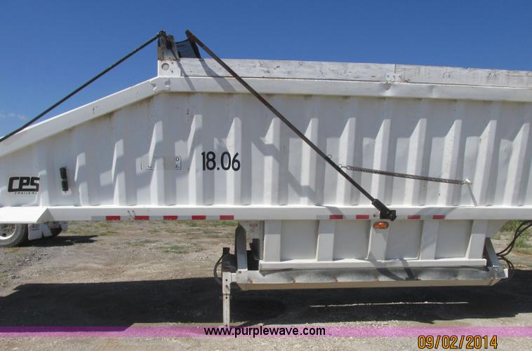 image for item E7865 2007 CPS LWBD-240 bottom dump trailer