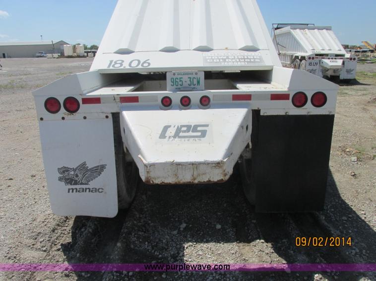 image for item E7865 2007 CPS LWBD-240 bottom dump trailer