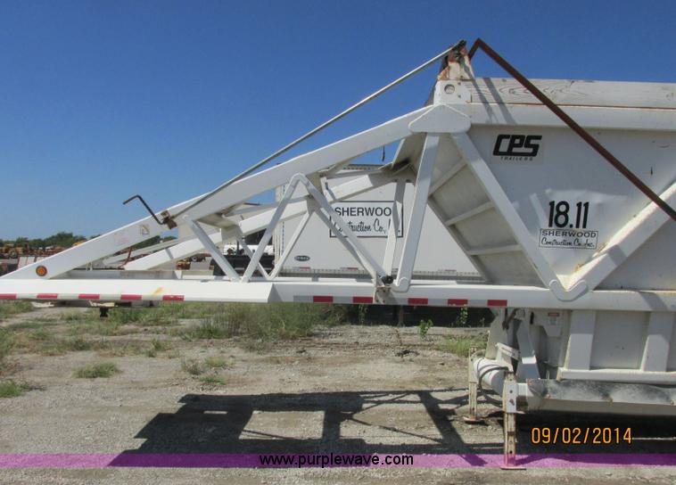 image for item E7866 2007 CPS SBD-240 bottom dump trailer