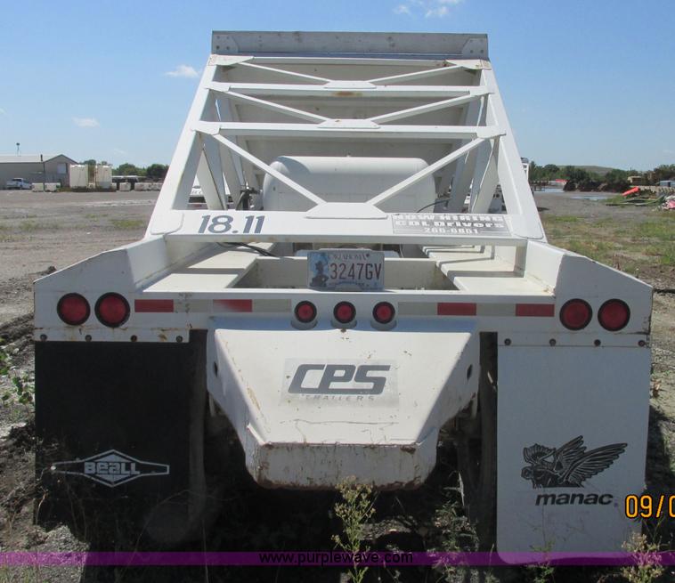 image for item E7866 2007 CPS SBD-240 bottom dump trailer