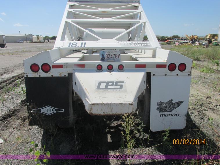 image for item E7866 2007 CPS SBD-240 bottom dump trailer