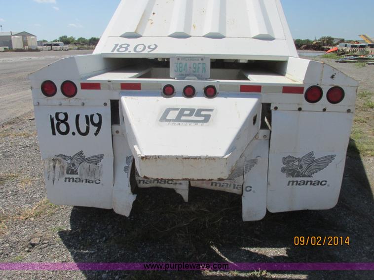 image for item E7867 2007 CPS SBD-240 bottom dump trailer