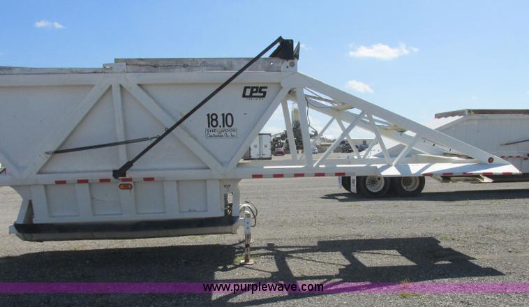 image for item E7868 2007 CPS LWBD-240 bottom dump trailer