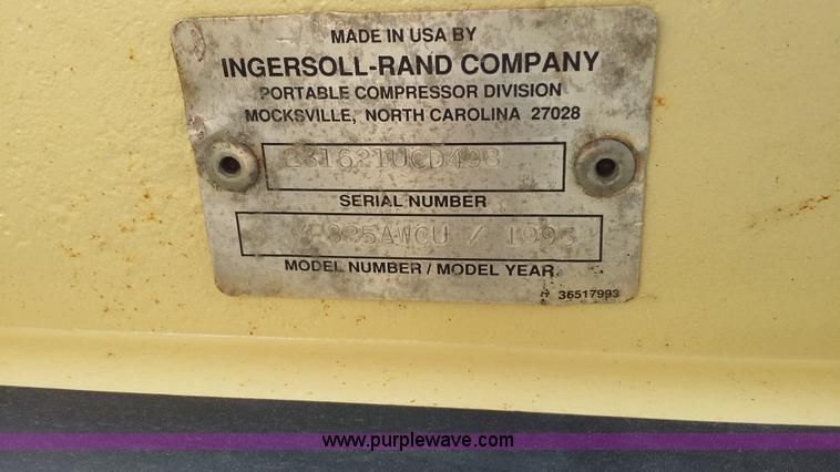 image for item E9000 1993 Ingersoll Rand 825 CFM air compressor