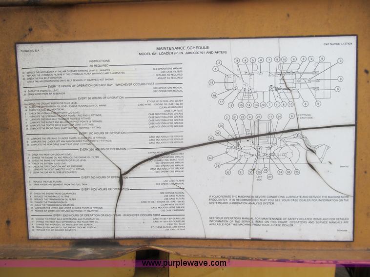 image for item F3503 Case 621 wheel loader