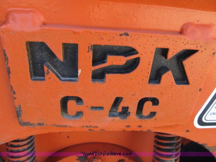 image for item G6513 NPK C4C-C4110 vibratory compactor