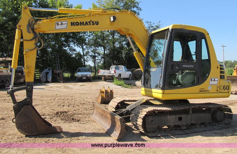 image for item G6515 2000 Komatsu PC60-7E mini excavator
