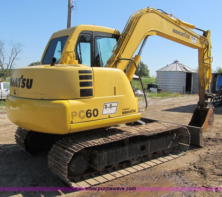 image for item G6515 2000 Komatsu PC60-7E mini excavator