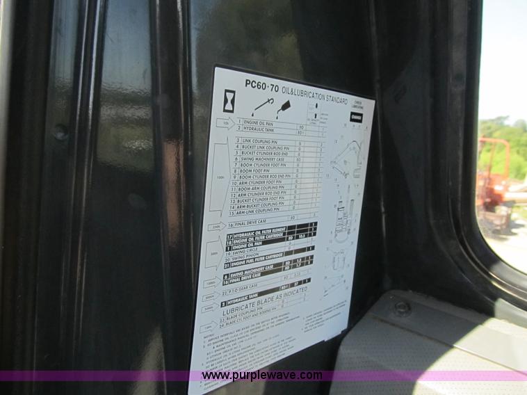 image for item G6515 2000 Komatsu PC60-7E mini excavator