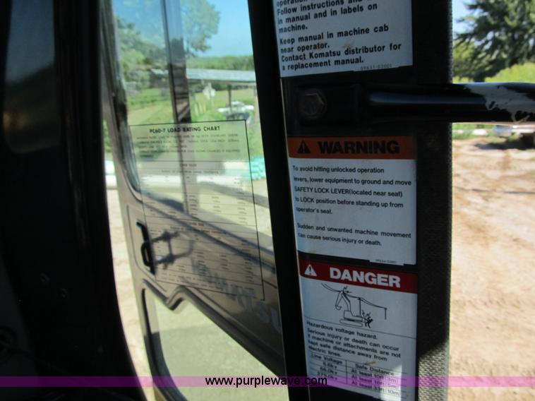 image for item G6515 2000 Komatsu PC60-7E mini excavator