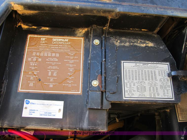 image for item G6516 2001 Caterpillar 963C track loader