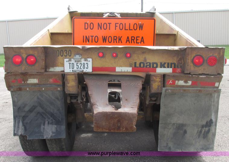 image for item G9988 1989 Load King 1827 belly dump trailer