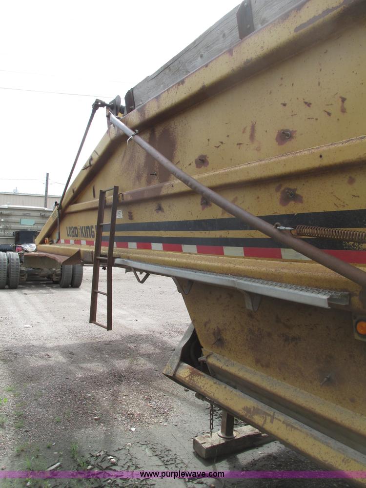 image for item G9988 1989 Load King 1827 belly dump trailer