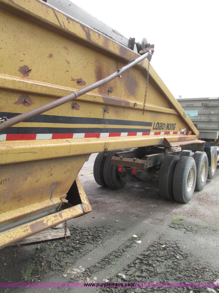 image for item G9988 1989 Load King 1827 belly dump trailer