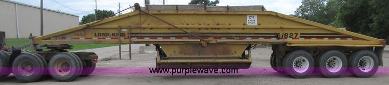 image for item G9990 1987 Load King 1827 belly dump trailer