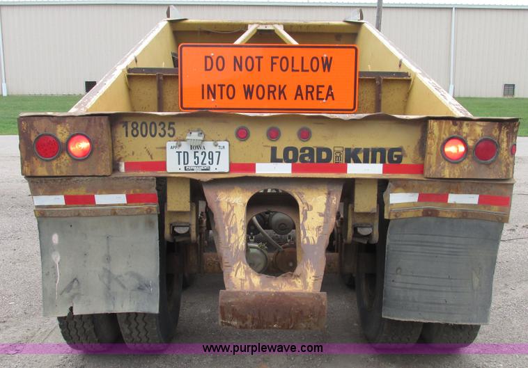 image for item G9990 1987 Load King 1827 belly dump trailer