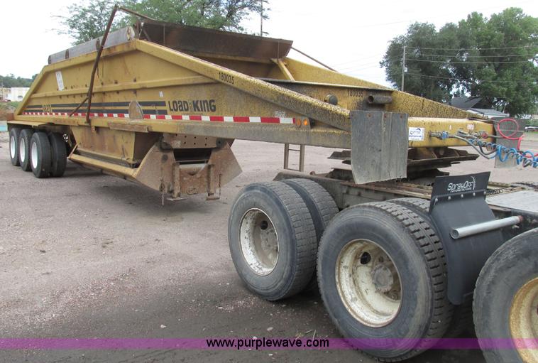 image for item G9990 1987 Load King 1827 belly dump trailer