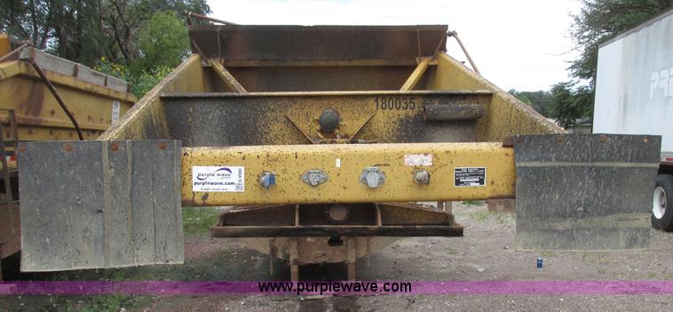 image for item G9990 1987 Load King 1827 belly dump trailer