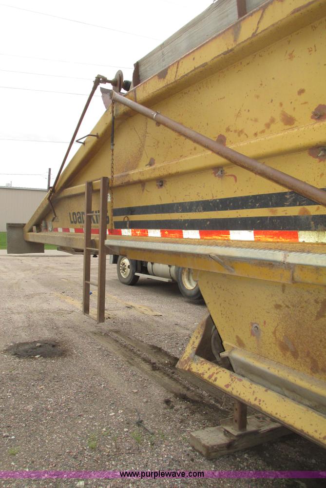 image for item G9990 1987 Load King 1827 belly dump trailer