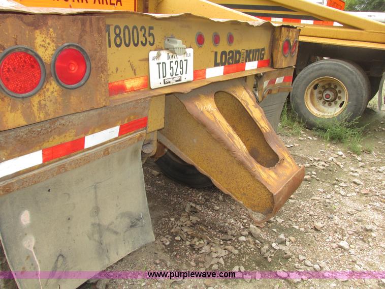 image for item G9990 1987 Load King 1827 belly dump trailer